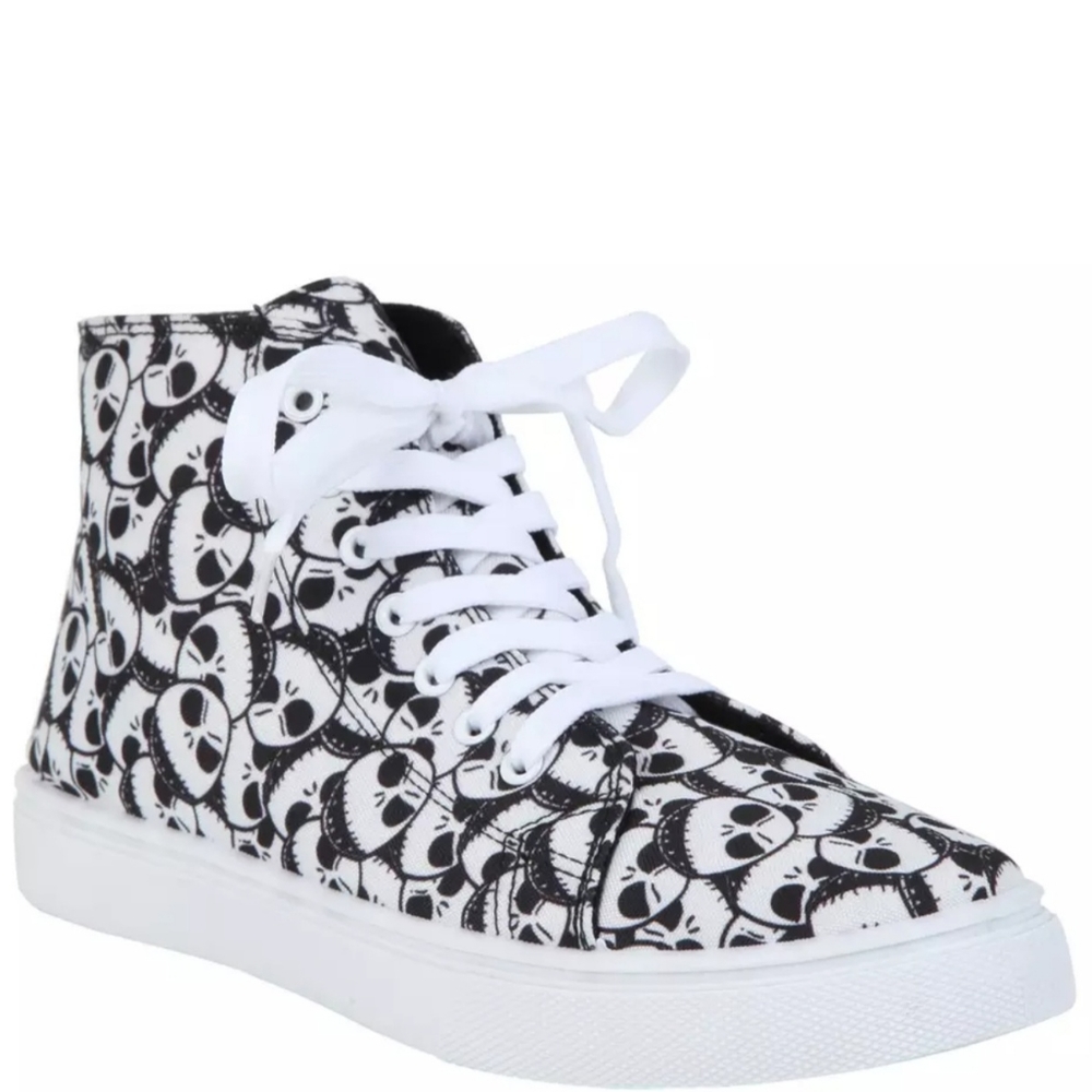 The Nightmare Before Christmas Jack Head Hi-Top Sneakers.